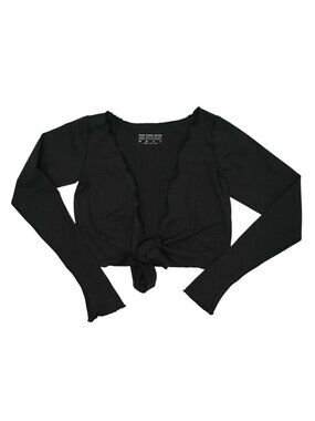 437 The Wrap Top in Black